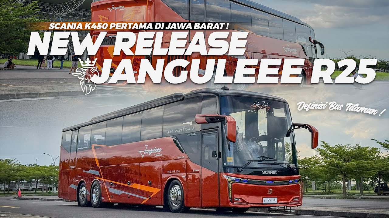 [ FIX ! BUS PARIWISATA PALING RATA KANAN ! ] PERTAMA DI JAWA ! Rilisan Janguleee R25 Single Glass
