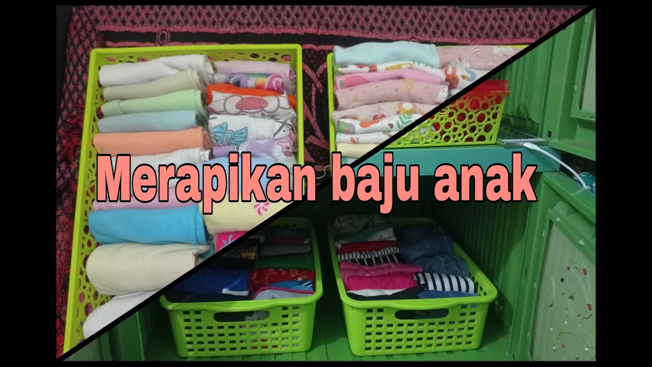 CARA MENYUSUN BAJU ANAK ALA METODE KONMARI