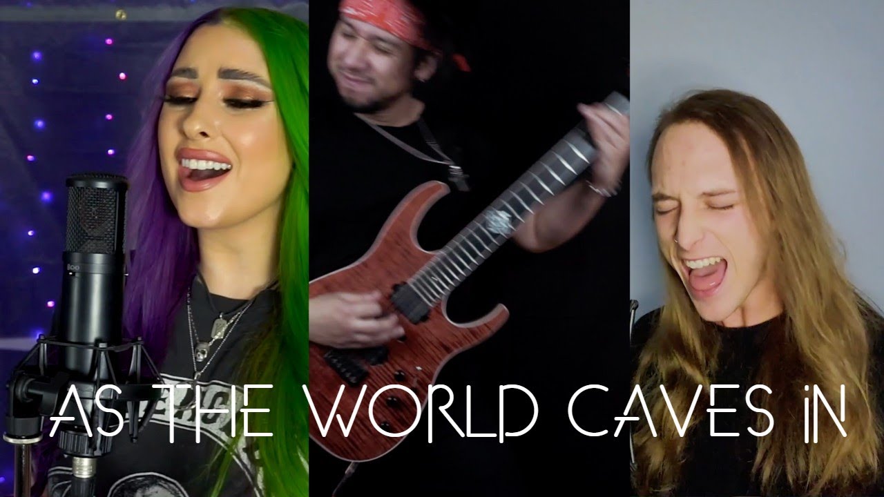As The World Caves In - Rock Cover by Chris Mifsud, P.A.R.KER, and ALYXX