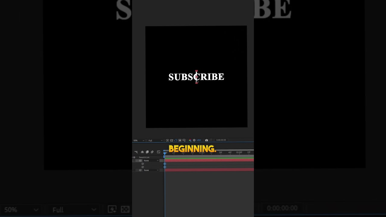 Анимация появления водяного знака I Учебник After Effects