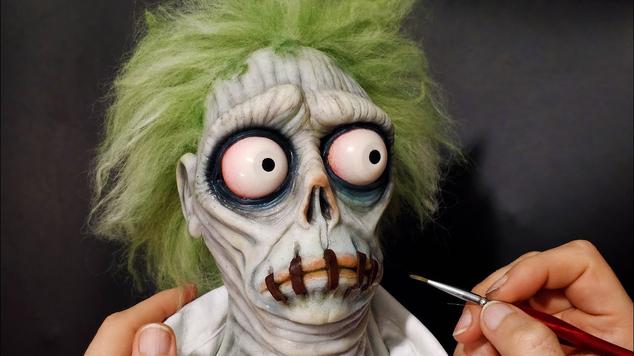 Скульптура «Боб» от Beetlejuice, покадровая съемка