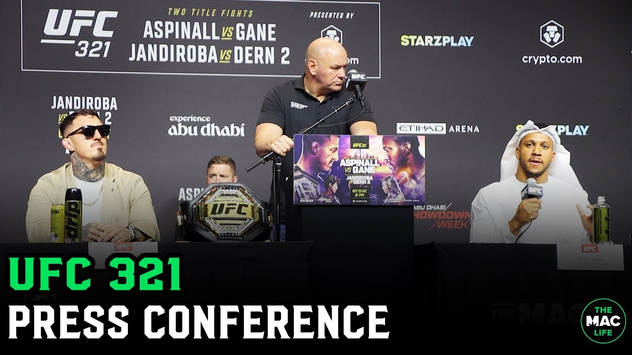 UFC 321: Aspinall vs. Gane Press Conference (Full)