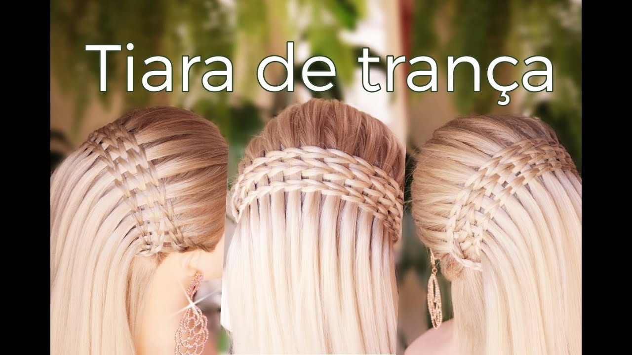 como fazer tiara de tran&ccedil;a