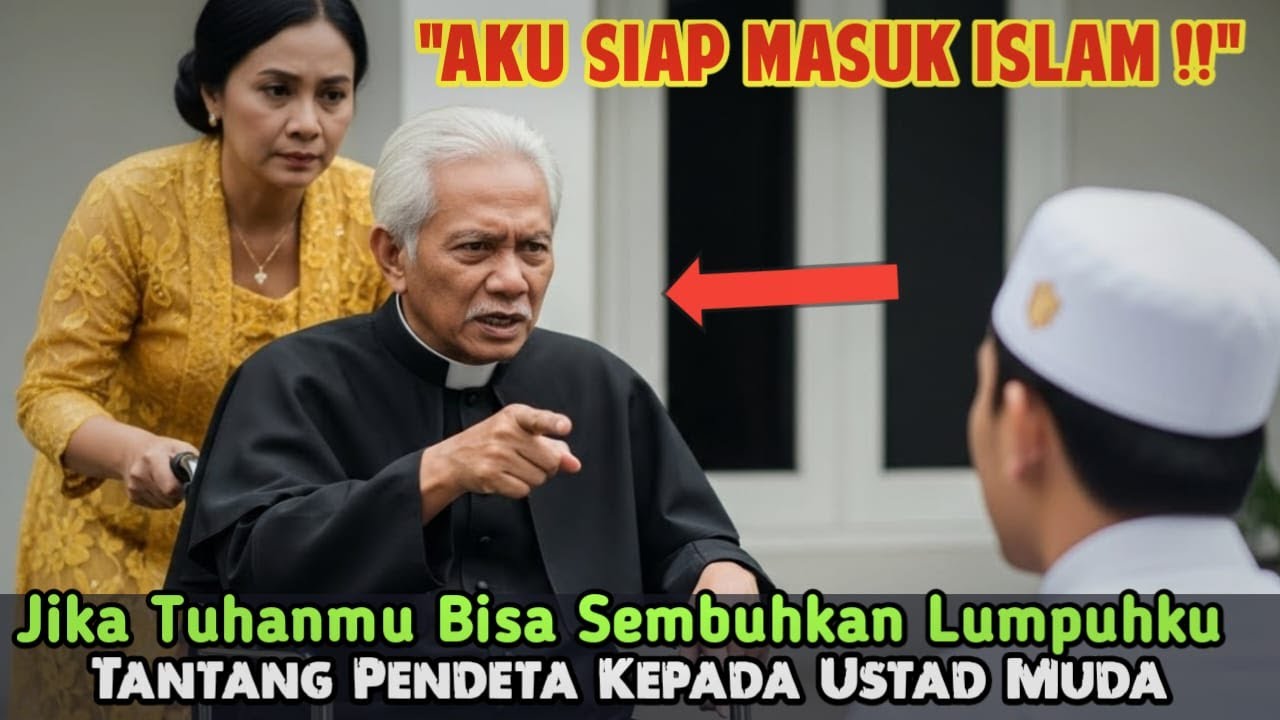 GEMPAR‼️PENDETA SENIOR TANTANG USTAD. JIKA KAMU SEMBUHKAN KAKIKU, AKU SIAP MASUK ISLAM