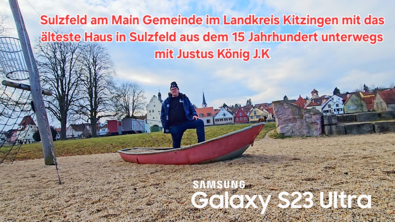 Sulzfeld am Main Gemeinde im Landkreis Kitzingen  unterwegs mit Justus K&ouml;nig J.K