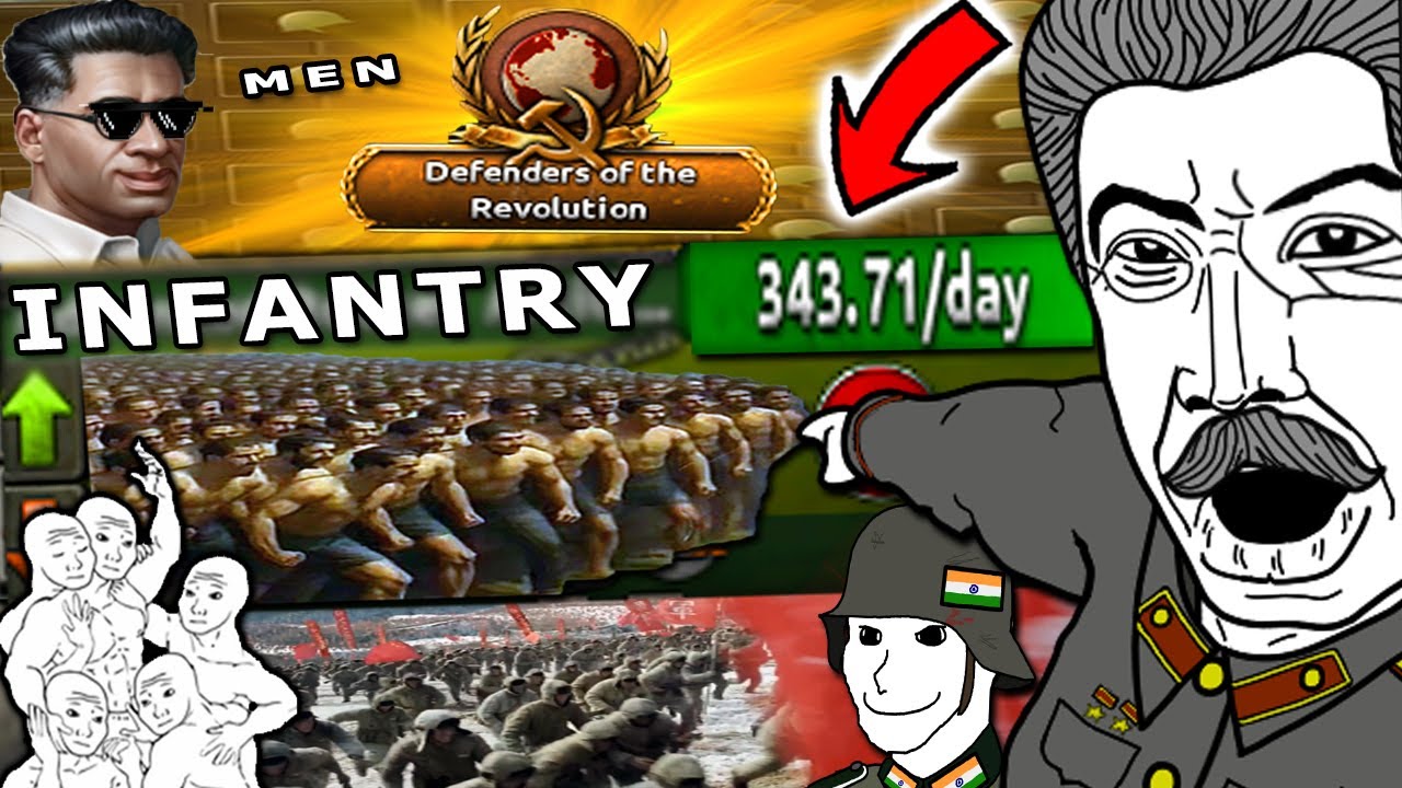 Breaking HOI4 With Infinite Men | Infantry ONLY