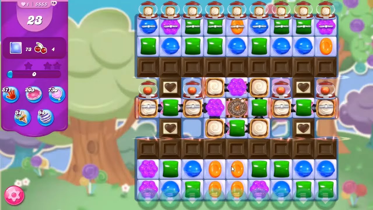 Candy Crush Saga Level 5555 NO BOOSTERS