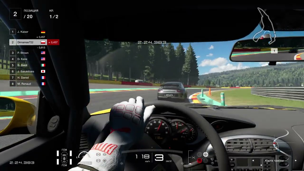 Gran Turismo™SPORT Race - Circuit de Spa-Francorchamps - Porsche 911 GT3 (996) '01