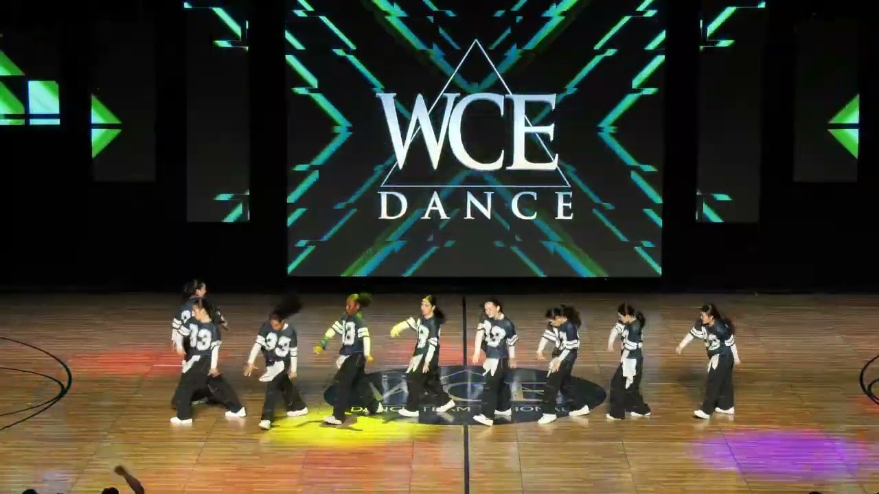 WCE 2025 Dance Team Nationals 2nd Place Small Hip Hop Gold West