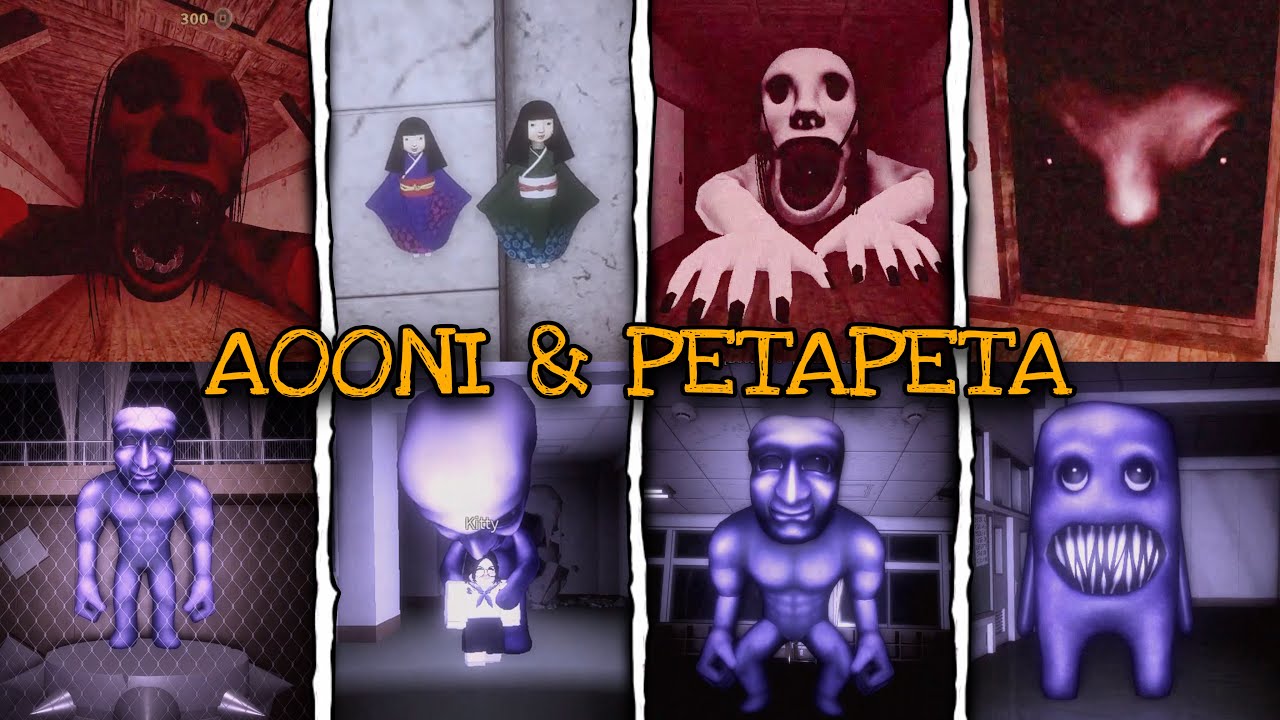 [SPIDER] AOONI Nightmare & PETAPETA: ALL JUMPSCARES & Scary Moments