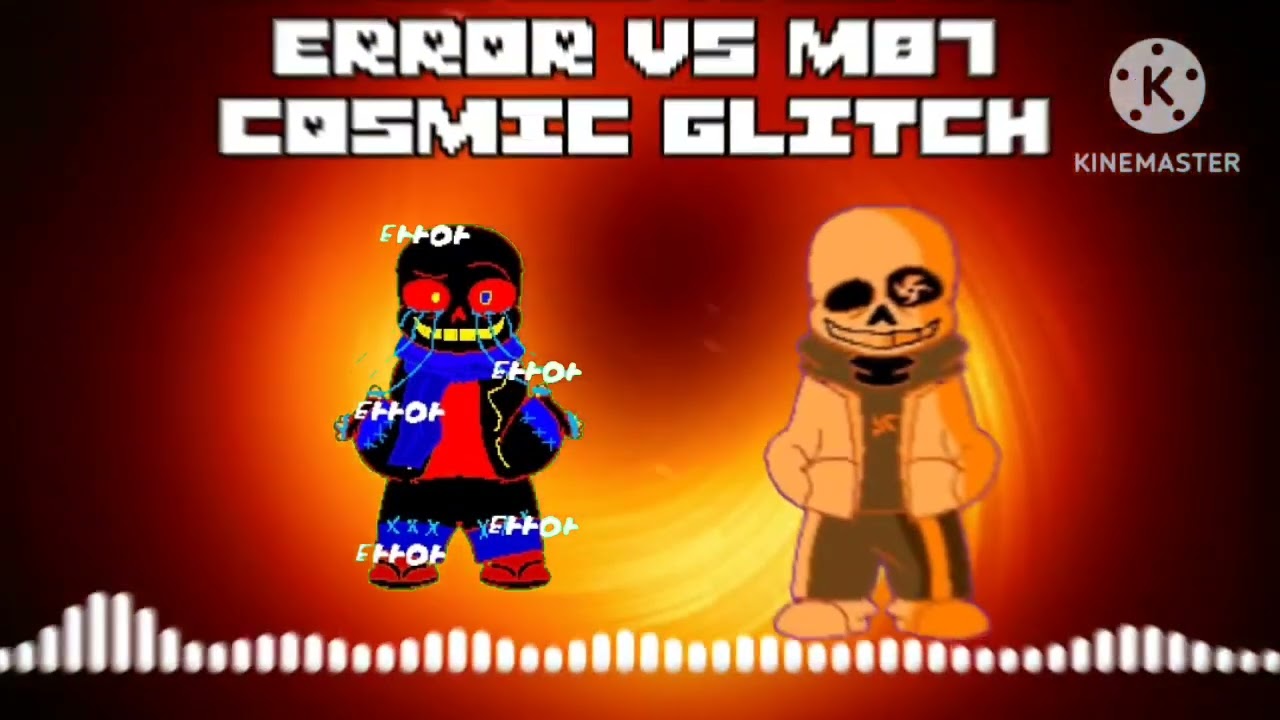 Mirrored Anomaly Error Sans Vs M87 Sans Cosmic Glitch 
