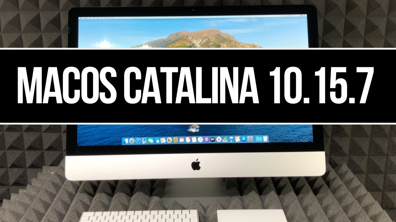 How to Update to macOS Catalina 10.15.7 on iMac & iMac Pro