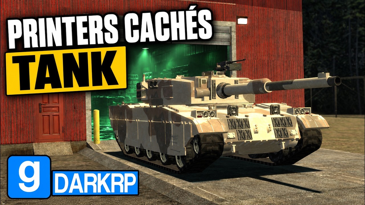 JE D&Eacute;FENDS MA BASE AVEC UN TANK ! (printers cach&eacute;s imprenable)