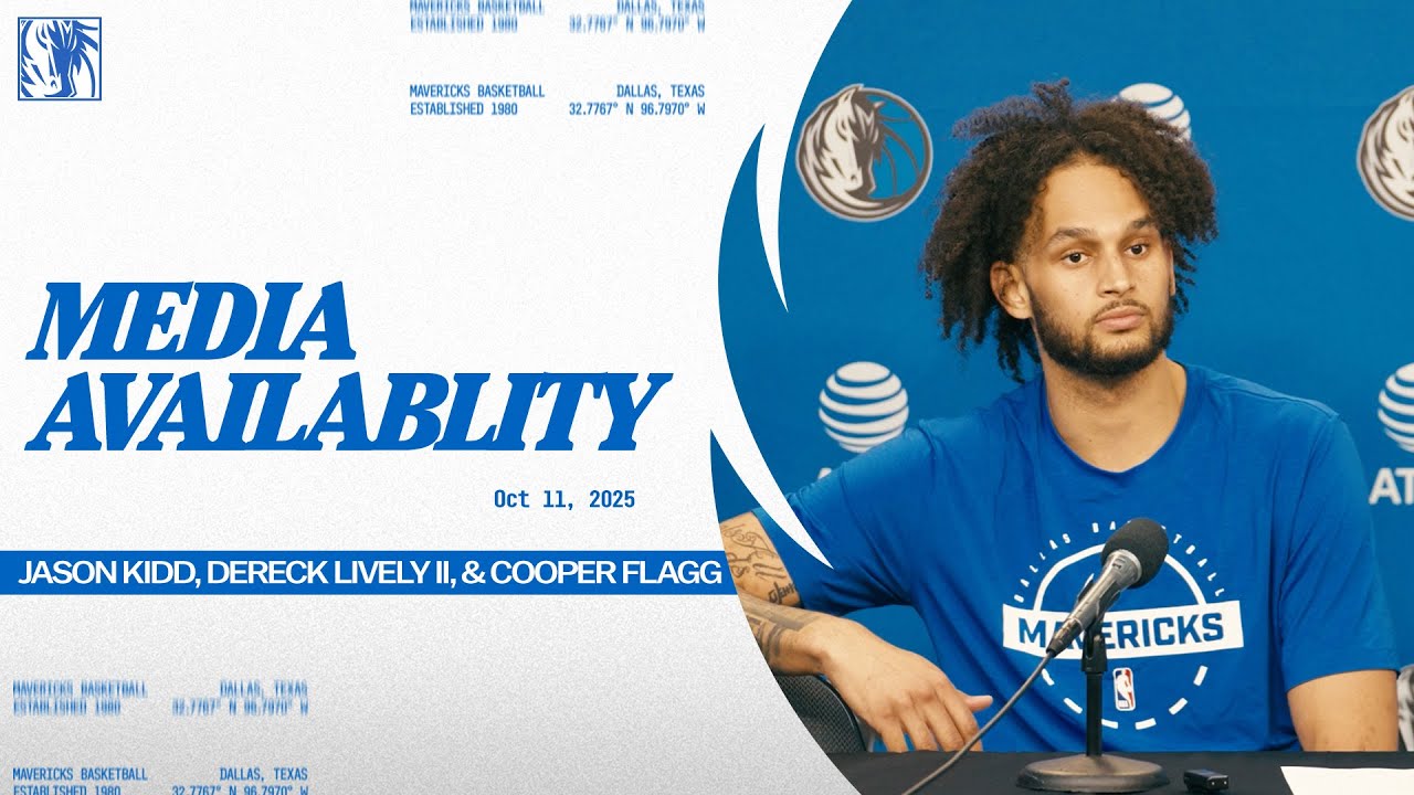 Jason Kidd, Dereck Lively II, & Cooper Flagg | Post Media Availability | 10/10/25