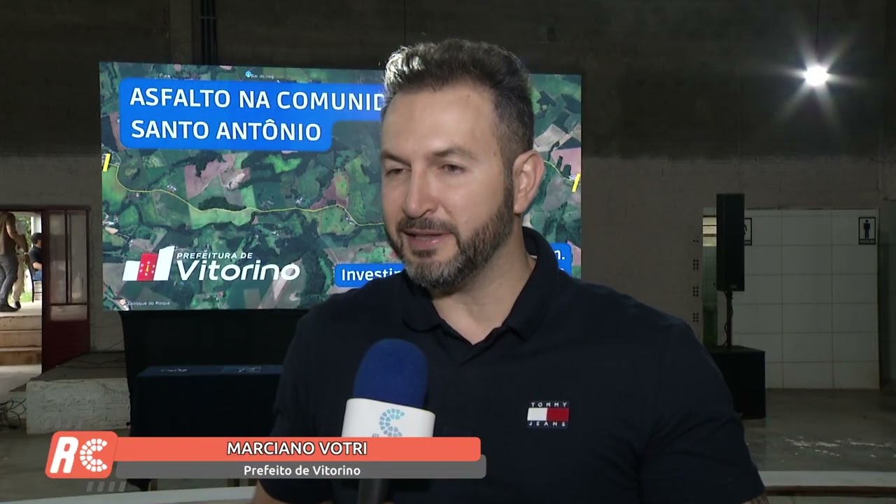 Assinada ordem de serviço para asfalto na Comunidade Santo Antônio em Vitorino