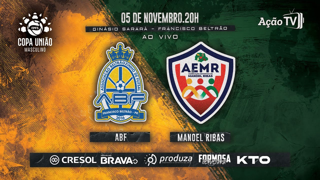 AO VIVO E COM IMAGENS | ABF X MANOEL RIBAS | FINAL - IDA | COPA UNI&Atilde;O 2025