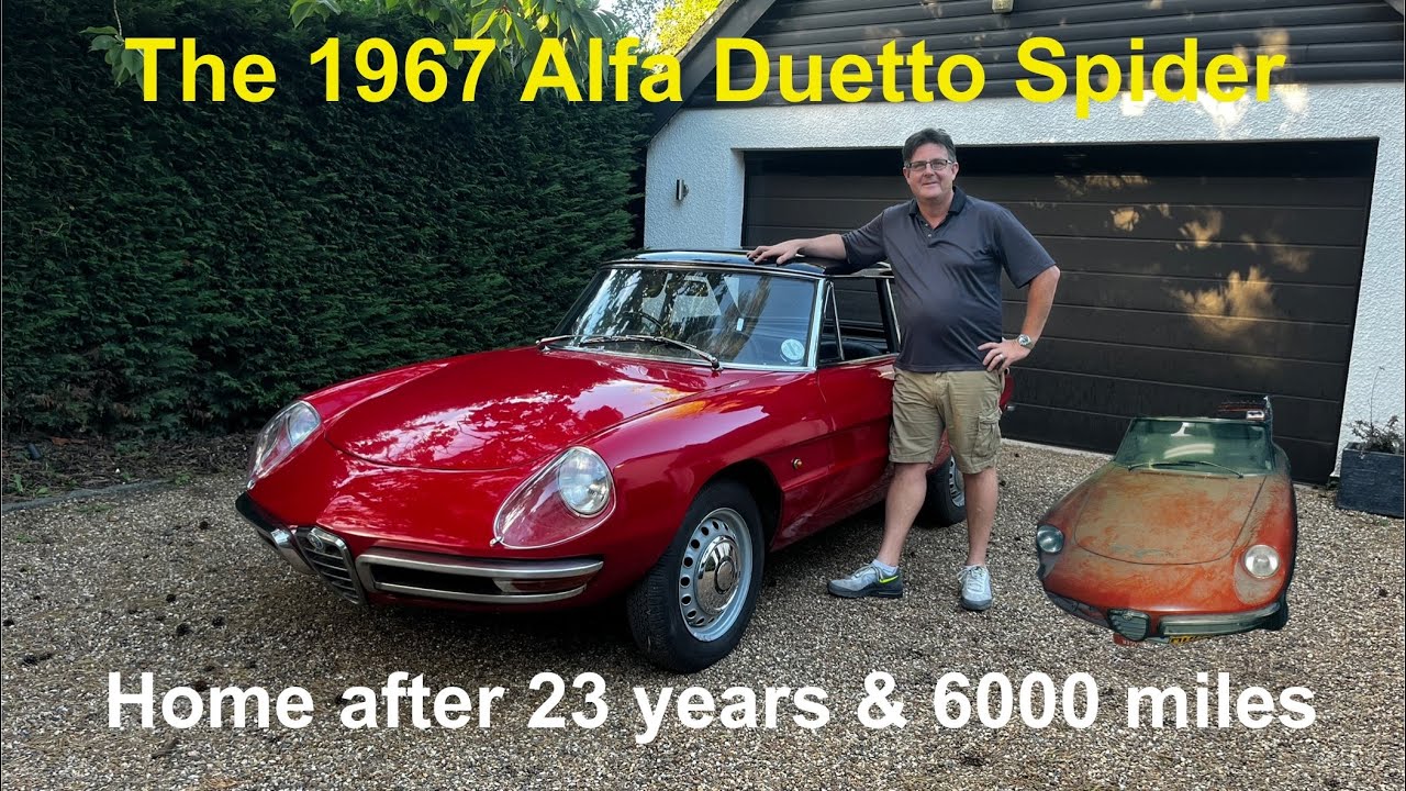 Alfa Romeo Duetto Spider 1967 года, который я ждал 23 года, чтобы отправиться в 6000-мильное путе...