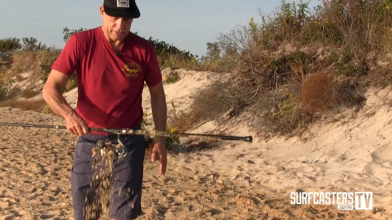 Surf Fishing Tip of the Week # 36-Tsunami shield sand test
