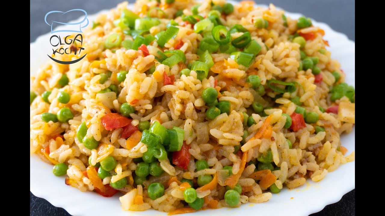 Простое блюдо из рисовой кастрюли с горохом и морковью 🍚 | Ольга Кохт