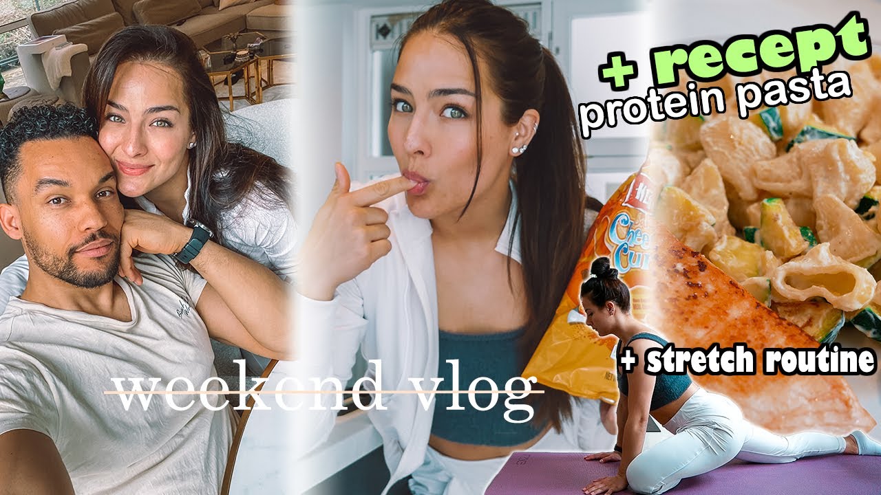 WEEKEND VLOG | Vreetbui, Stretch Routine & Protein Pasta