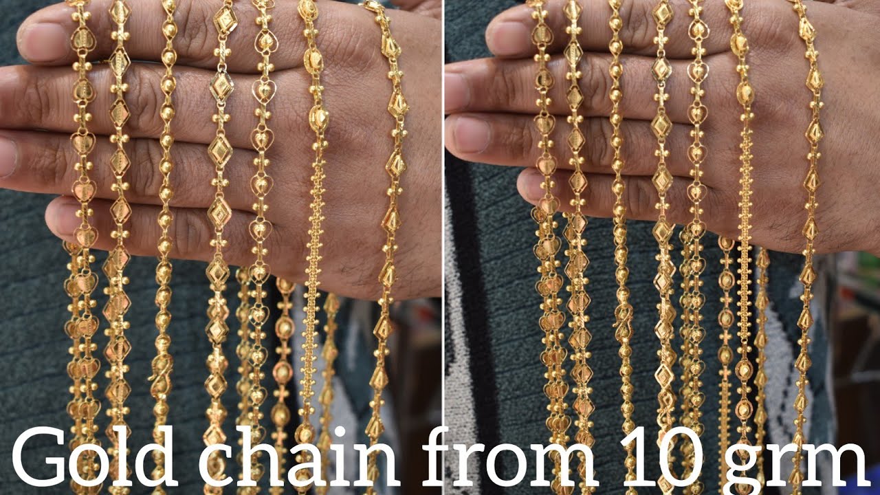Light Weight Gold Chain Tie Chain|| Louts chain|| From 10Grm