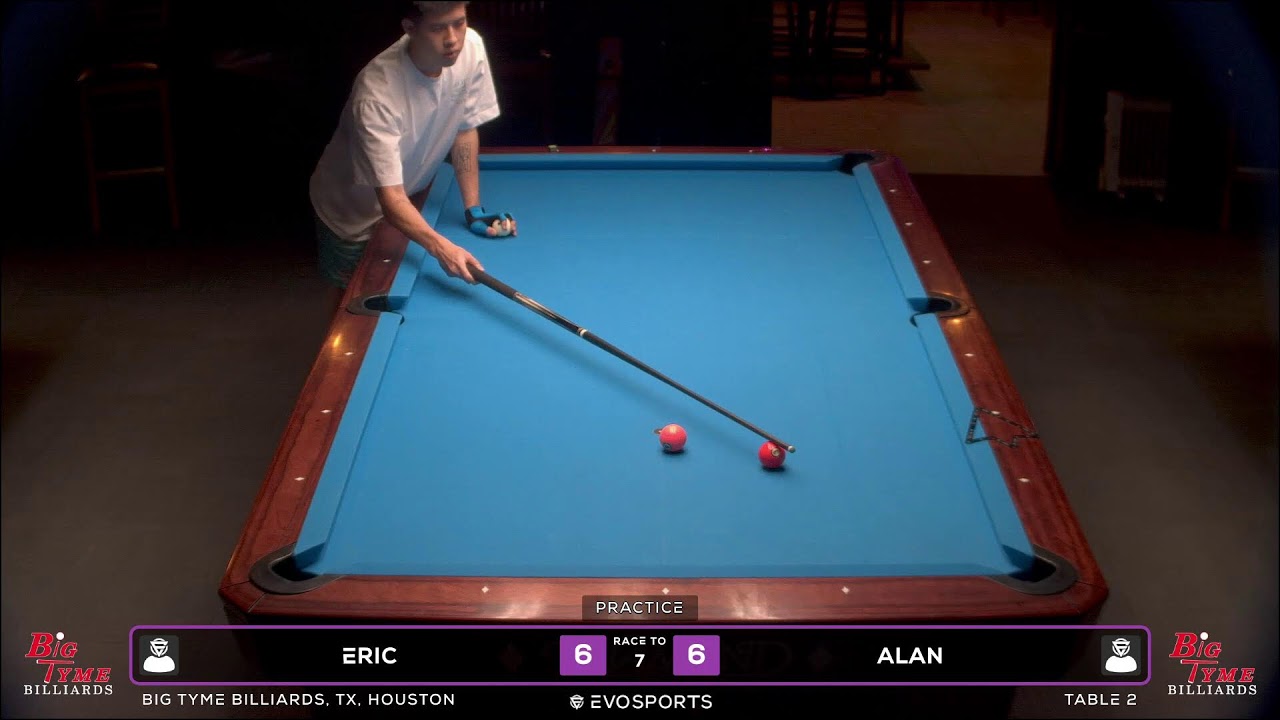 ERIC  vs ALAN - BIG TYME BILLIARDS - TABLE 2 | EvoSports