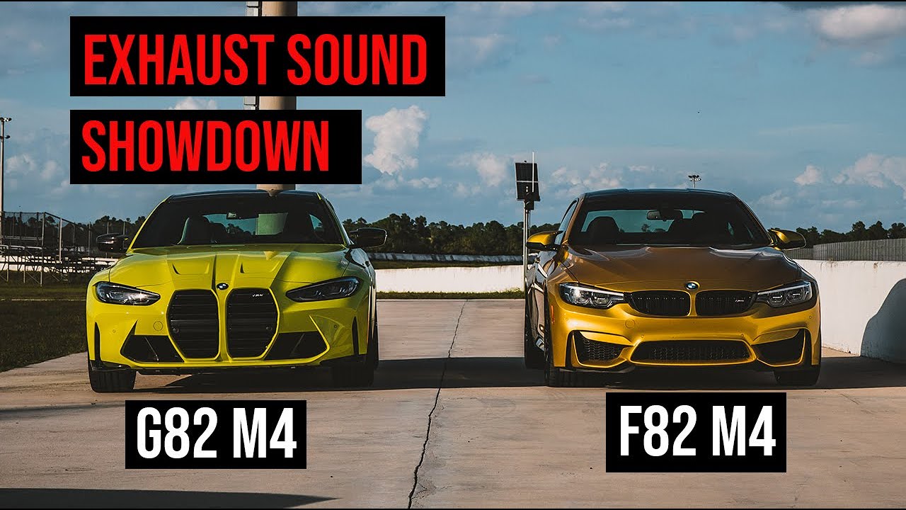Exhaust Sound: BMW M4 G82 vs. M4 F82 vs. M3 E92