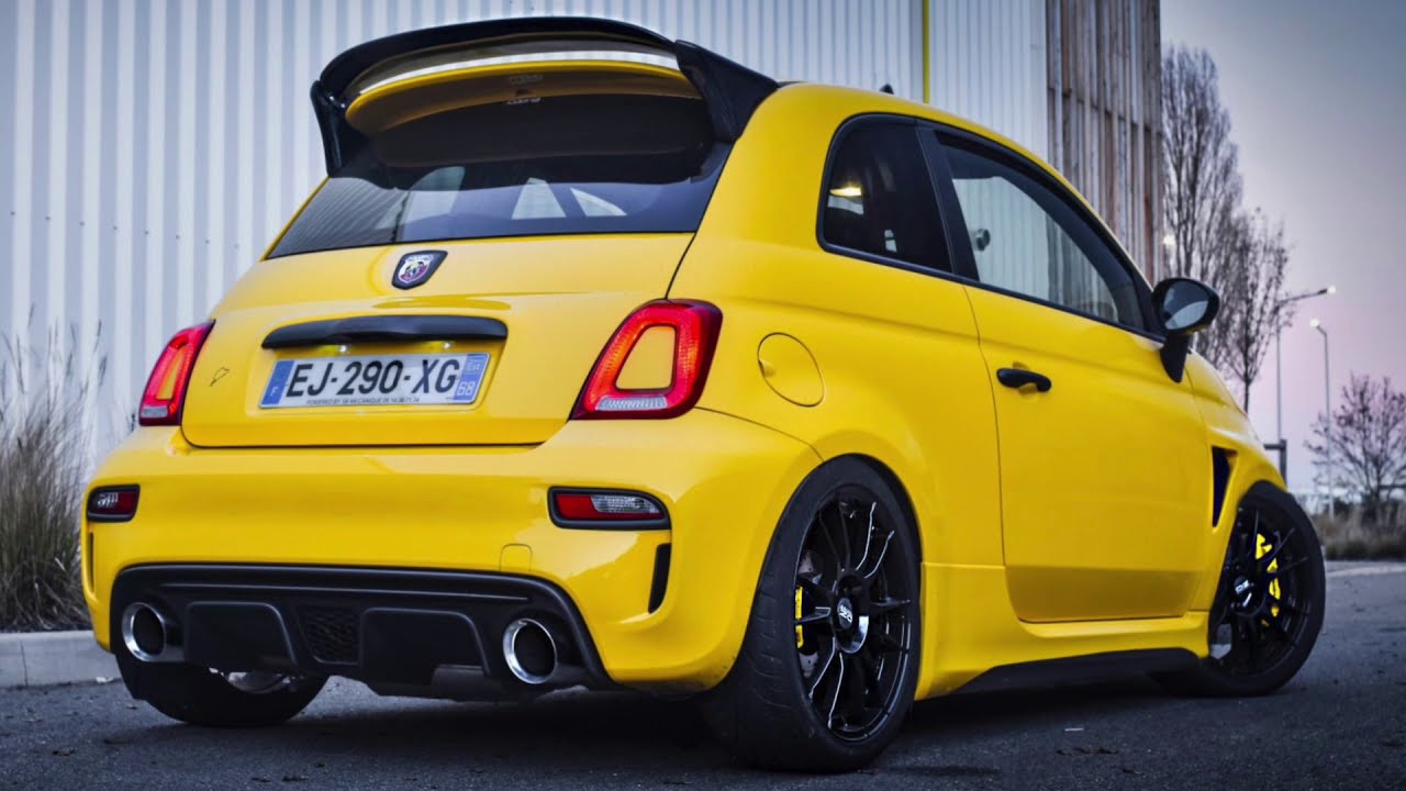 Abarth 595 Competizione Clubsport 210HP - Exhaust Cobra Sport + Simoni Racing 114MM - exhaust sound