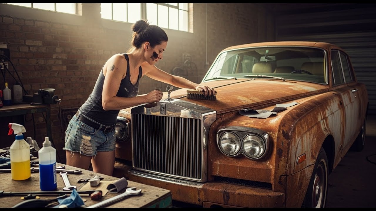 Full Restoration of a Dirty 2018 Rolls-Royce Cullinan Found in a Scrap Yard