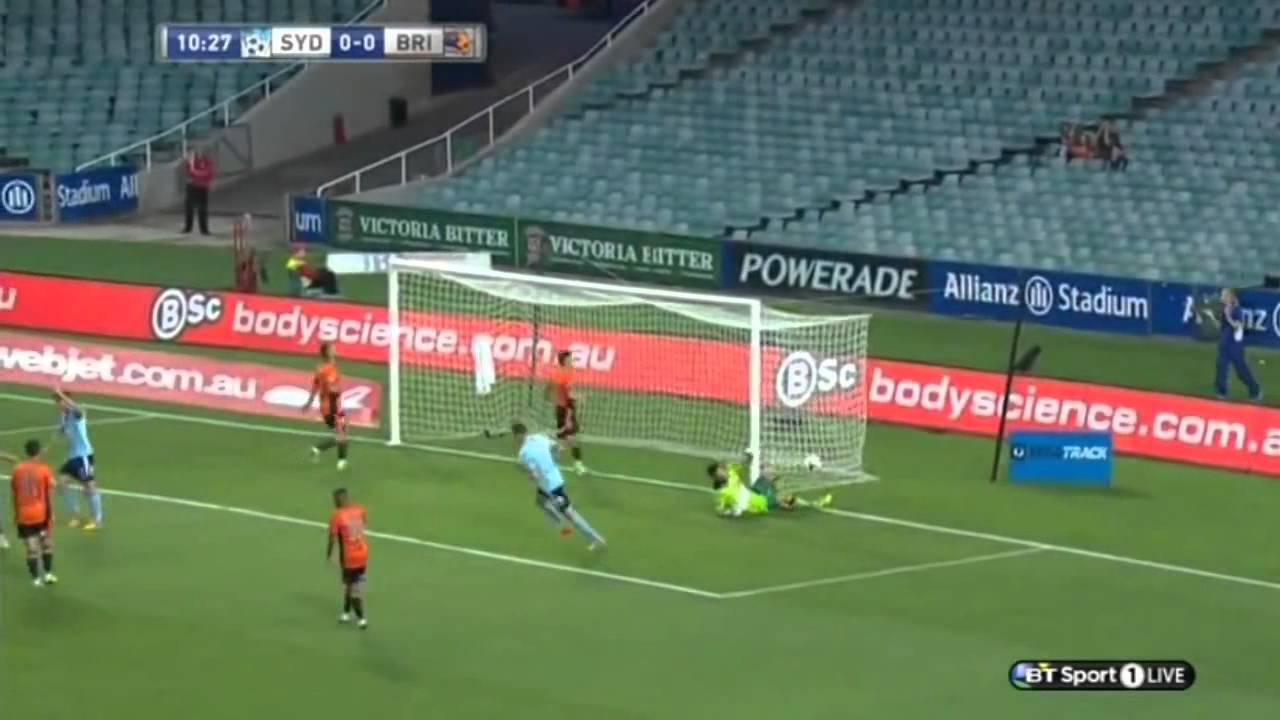 Alessandro Del Piero Amazing Free Kick Goal ~ FC Sydney vs Brisbane Roar 1 0 HD