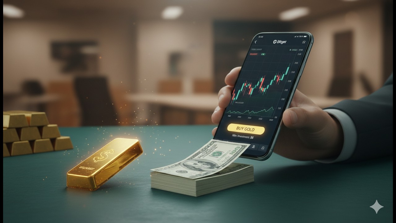 Золото ВМЕСТО КРИПТЫ? Как инвестировать в золото с $8 (Автоматическая стратегия на Bitget)