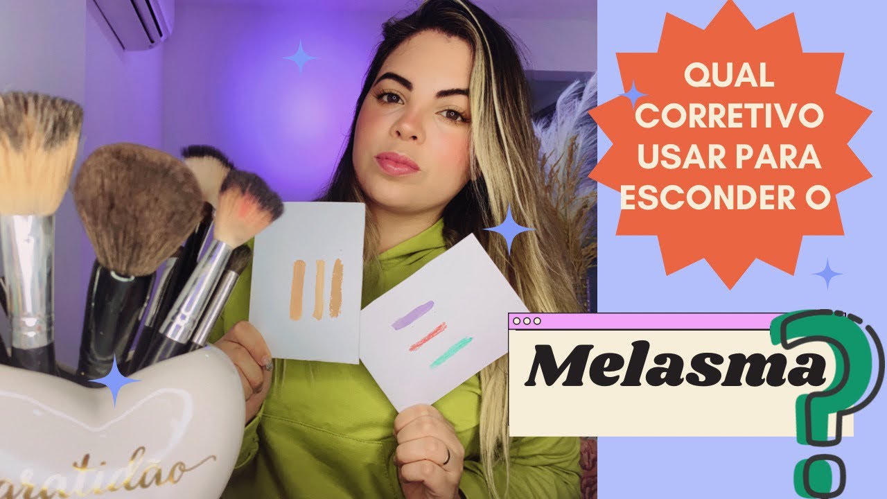 Corretivo laranja ou lilás para cobrir MELASMA? Vem que eu te ensino! 🙌