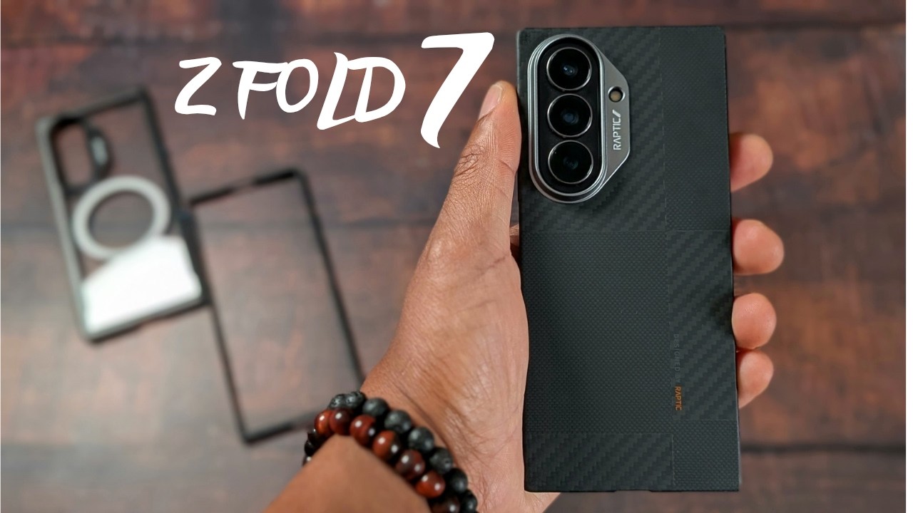 Samsung Z Fold 7: RAPTIC Aramid Fiber & Shield Case Review