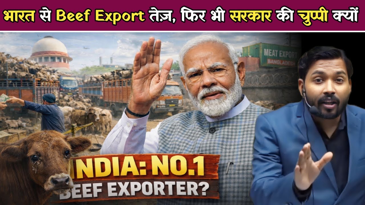 भारत से Beef Export पर क्या बोल गए खान सर | गौमांस व्यापार पर सरकार की चुप्पी क्यों.!