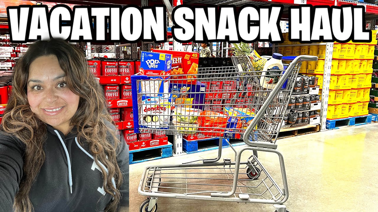 SHOPPING AT SAMS CLUB FOR A LARGE FAMILY OF 7! VACATION SNACK HAUL! SAMS CLUB GROCERY HAUL 4/23