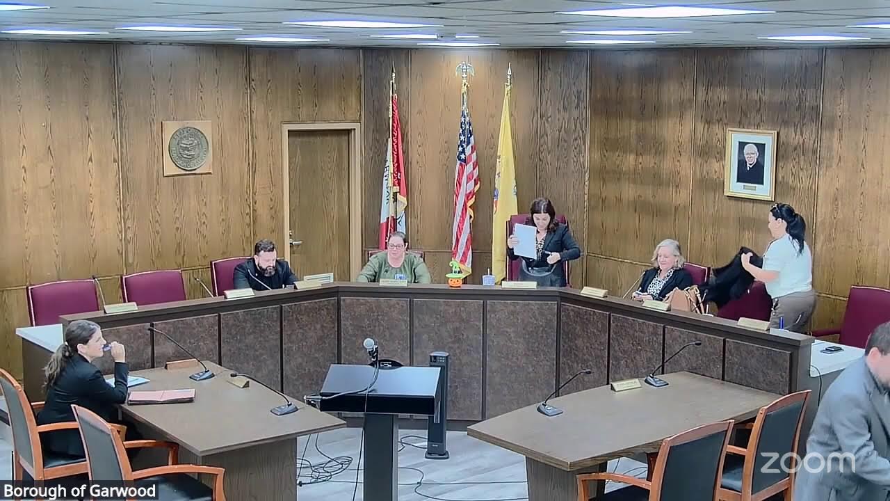 Garwood Council Meeting 10-23-2025