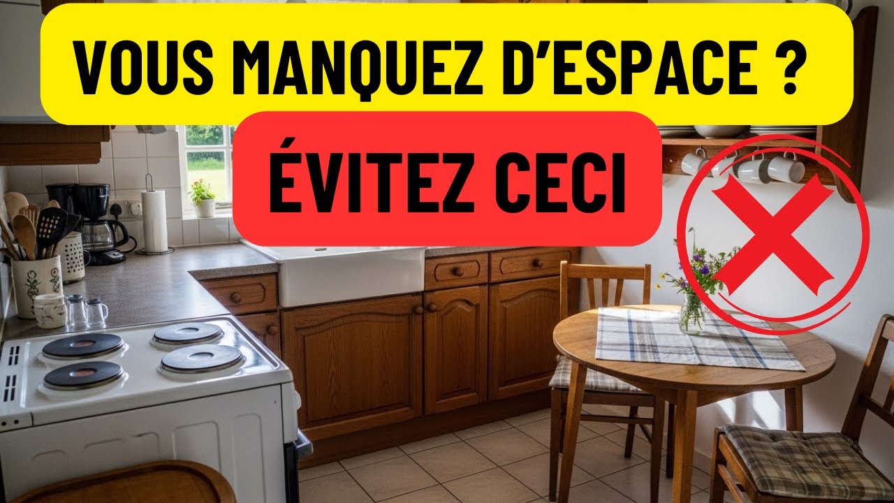 🍽️✨ Meilleures astuces pour une petite cuisine : 10 trucs qui font paraître l’espace plus grand