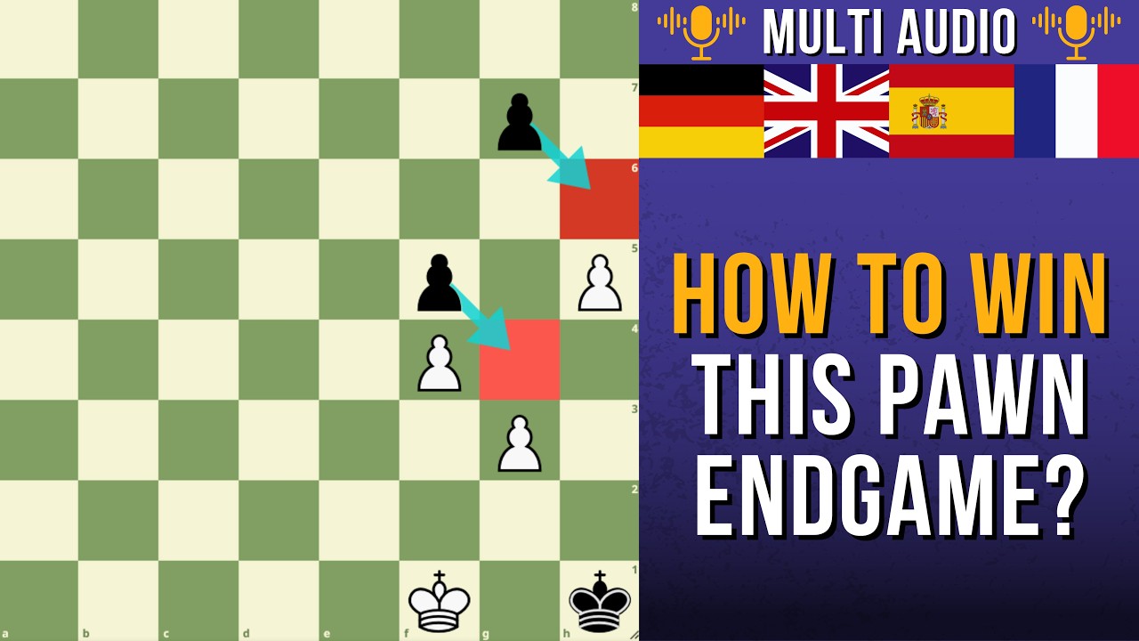 Wie gewinnt man dieses Endspiel mit 2 rückständigen Bauern?