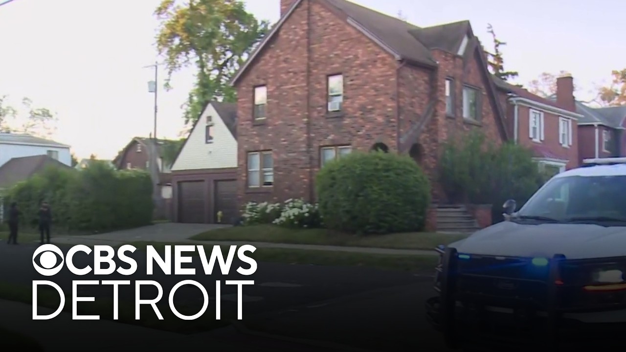 Police investigation at Monica and Clarita streets in Detroit