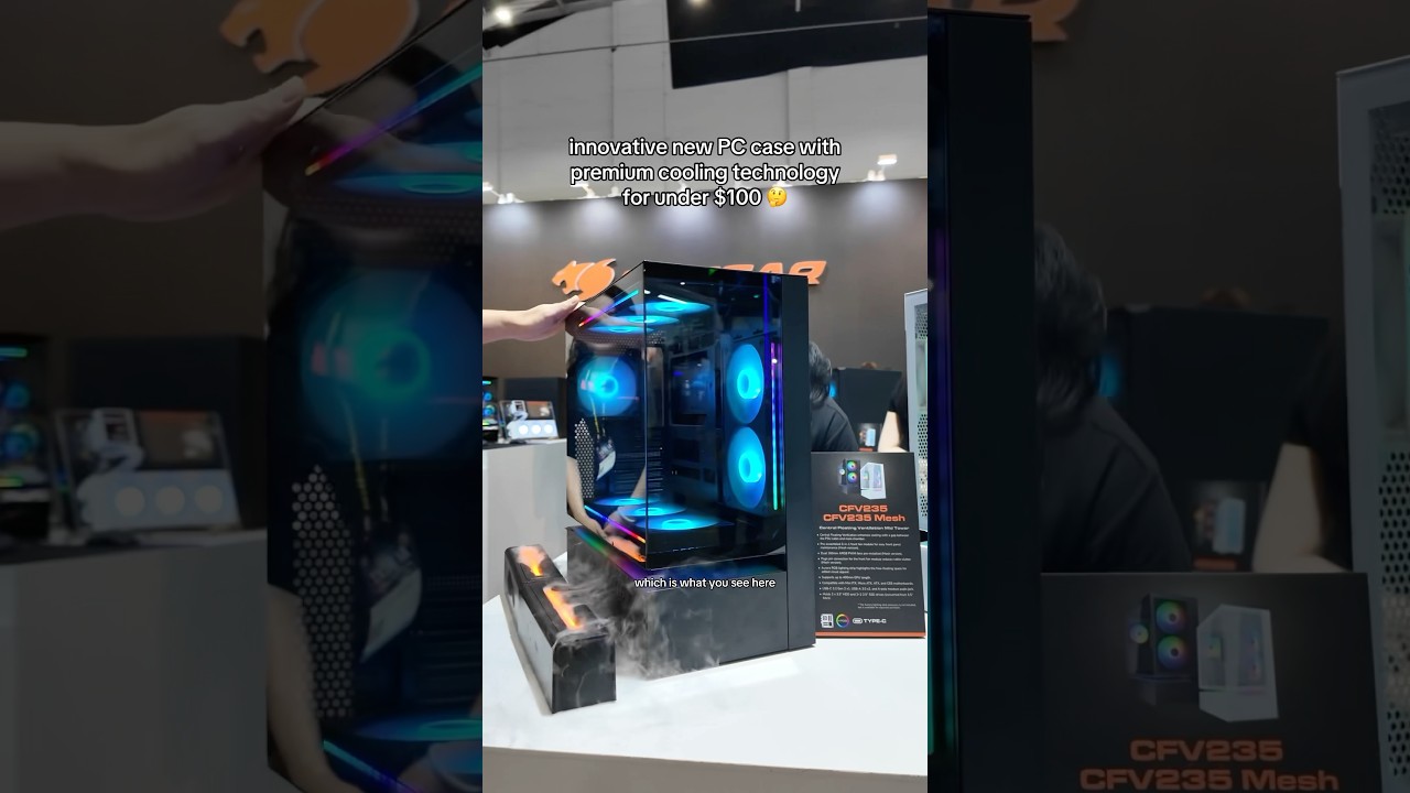 Innovative PC Case with Next-Level Cooling! Cougar CVF235 Demo #pccase