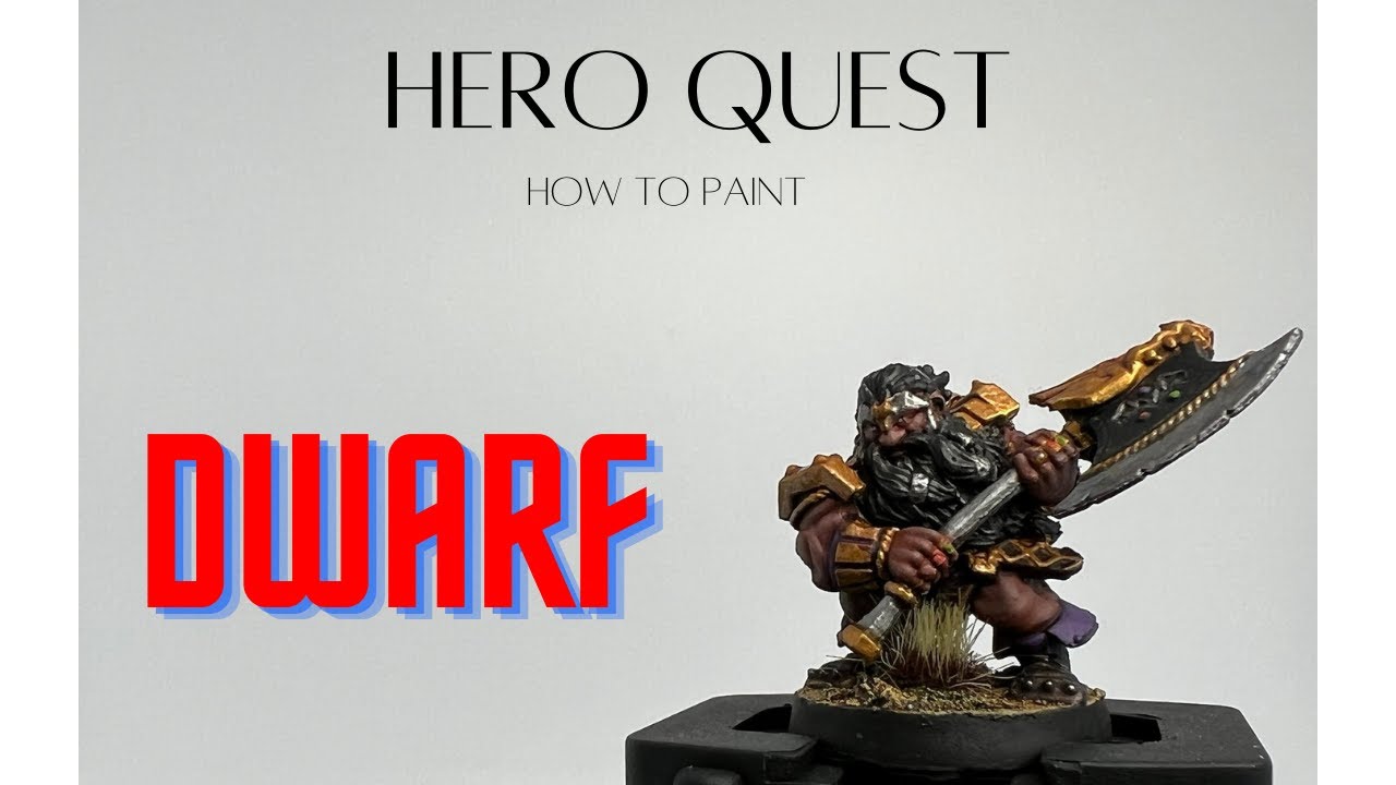 Episode 4: How to Paint the Dwarf from Hero Quest #HeroQuest
