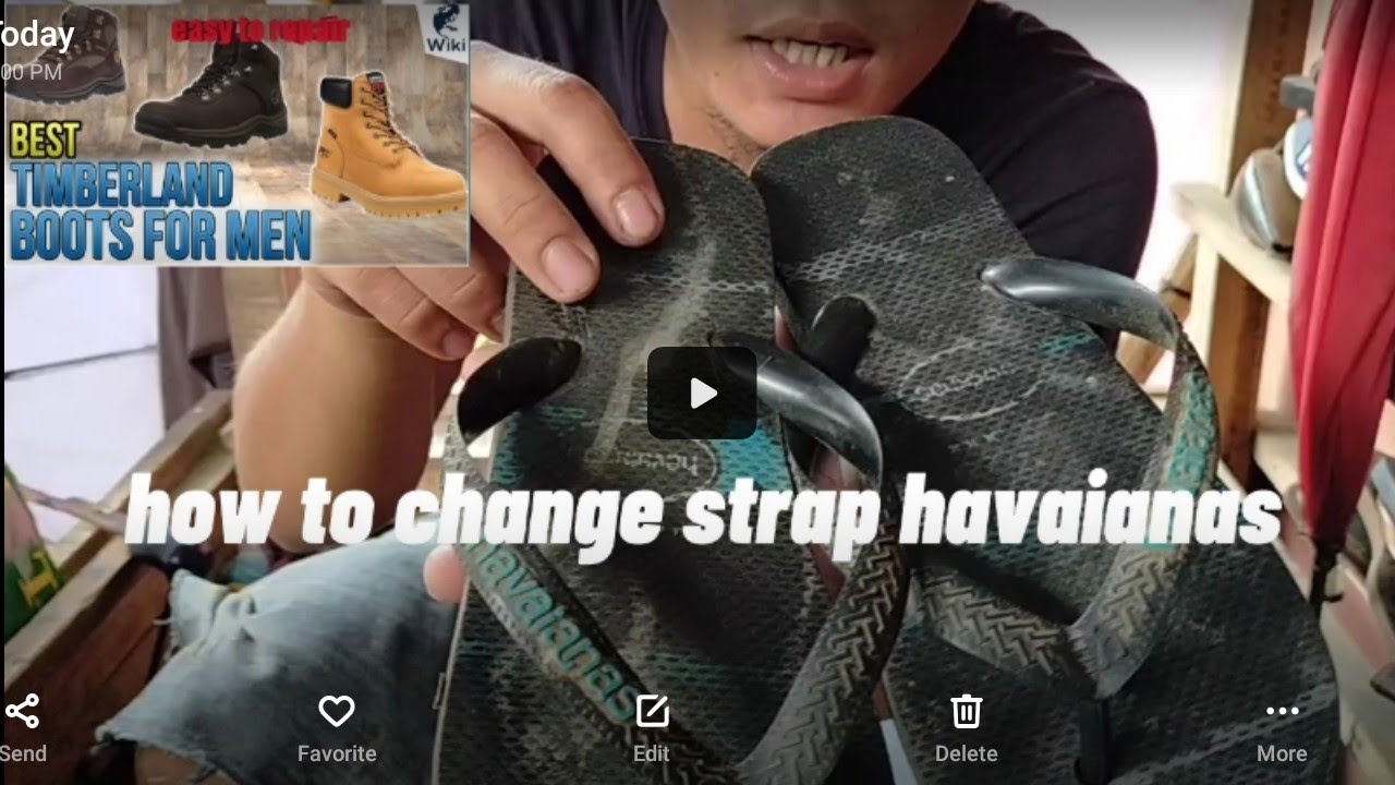 Havaianas slippers how to change new strap