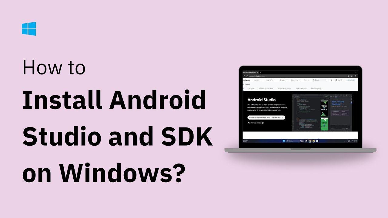 How to Install Android Studio and SDK on Windows 11/10