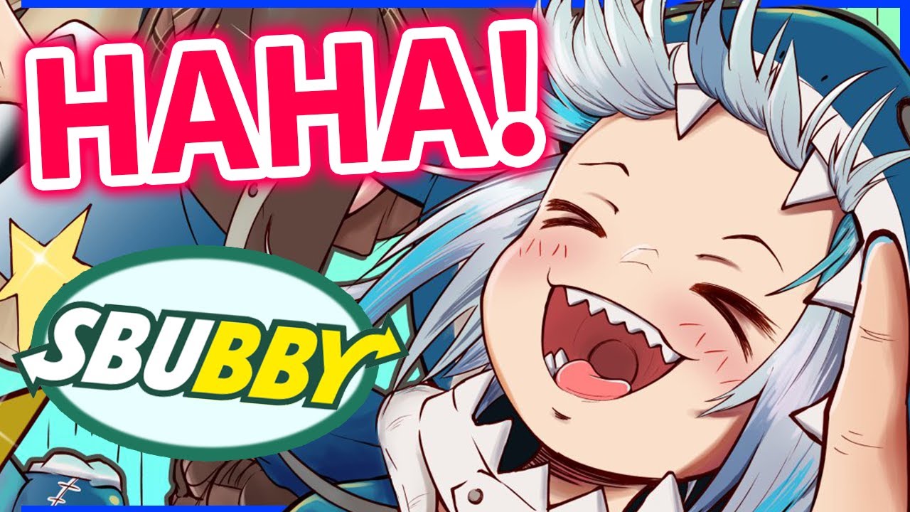 Gura can't stop Laughing at this Meme【Gawr Gura / HololiveEN】