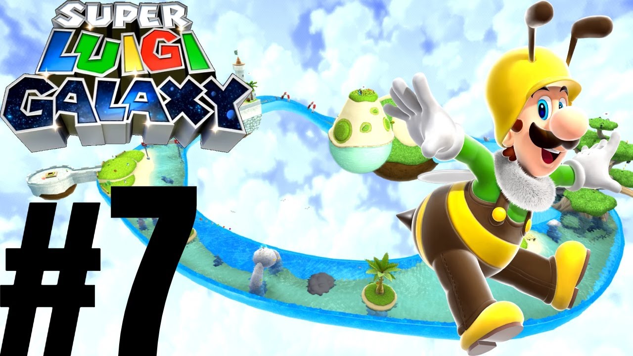 Seaslide Galaxy- Super Luigi Galaxy Walkthrough Part 7