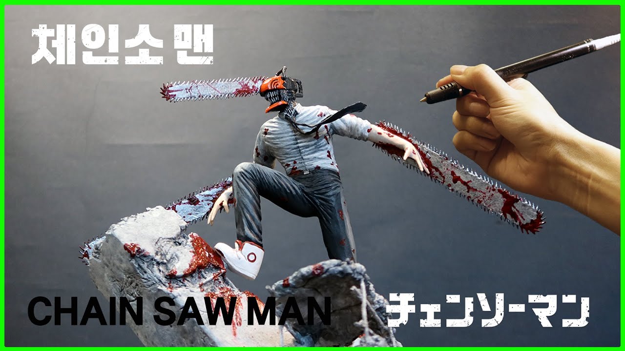 [3D PEN] Making figures The Chain Saw Man