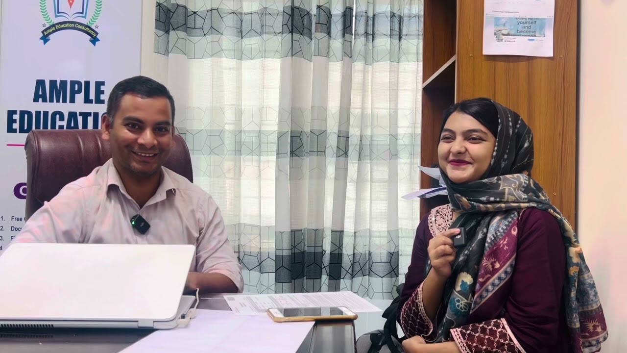 Visa success with Tanima Yeasmin | without IELTS EAP Program | Ample Education | study in korea |