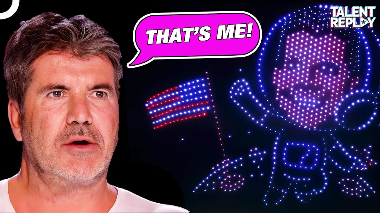 Magnificent Drone Show Gets the Golden Buzzer! | America's Got Talent