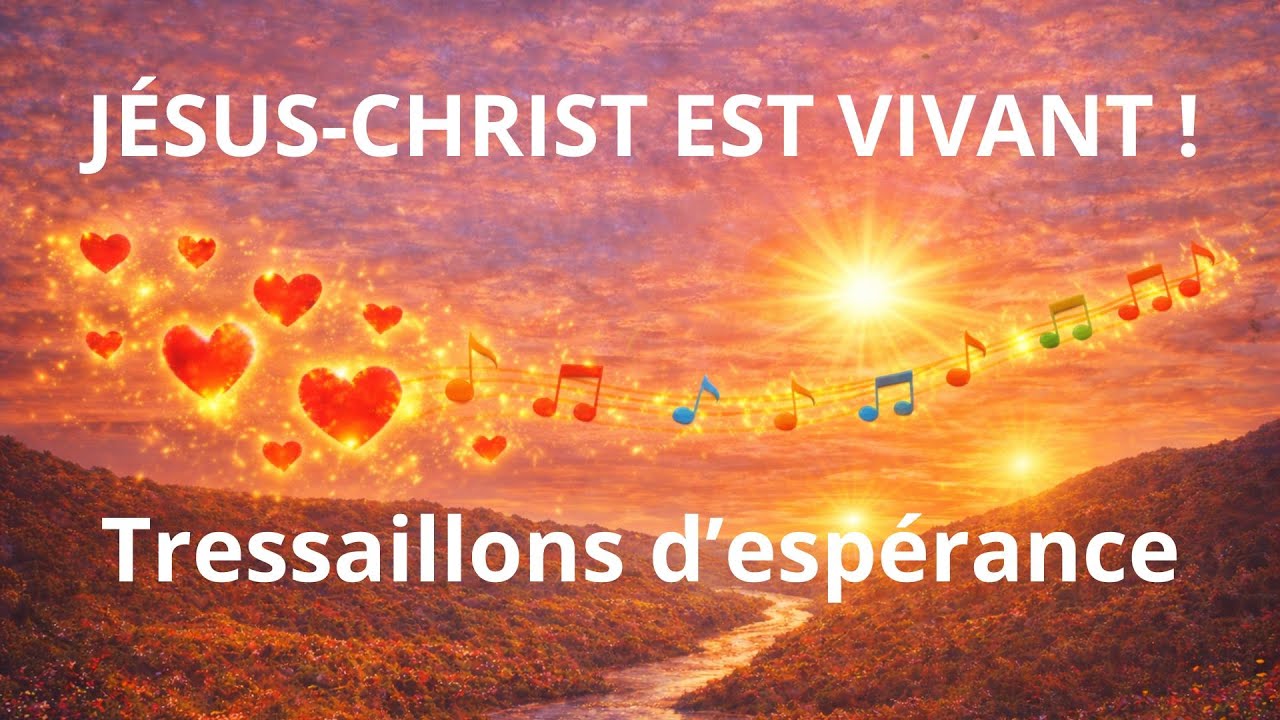 Jésus-Christ est vivant ! Tressaillons d’espérance Le Pélerin