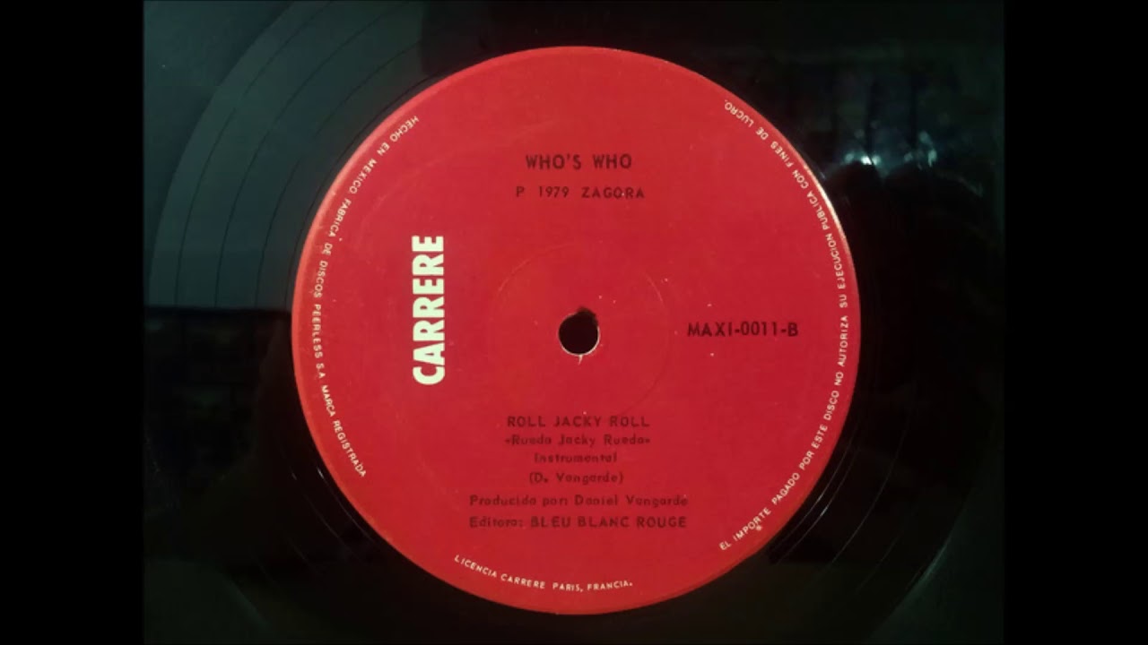 Whos' Who - Roll Jacky Roll Instrumental (1979) Vinyl